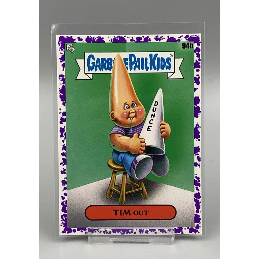 2020‎ Topps Garbage Pail Kids Late to School Jelly Purple Tim Out #94b 9o3